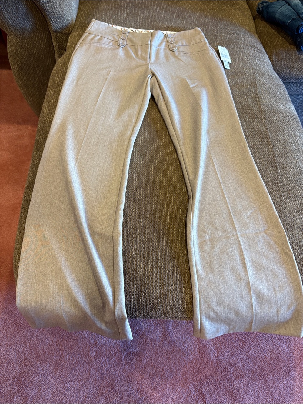 Joe Benbasset Beige Women's Dress Trousers